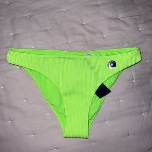 Neon Green Cheeky Swimsuit Bottoms